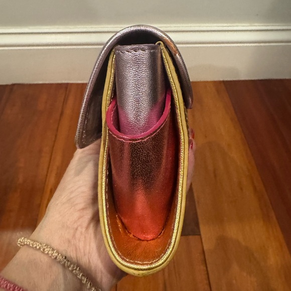 Fendi Pink and Gold Clutch - Picture 7 of 8